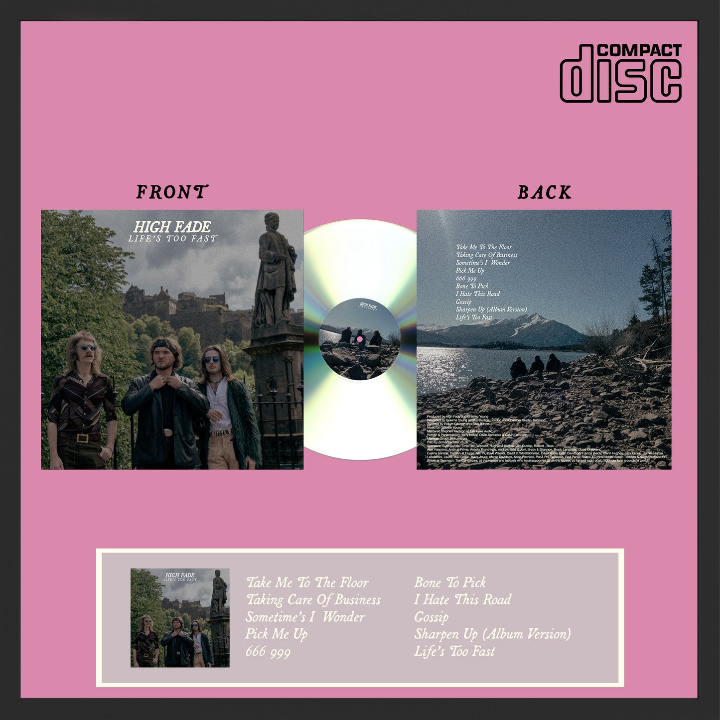 LIFE'S TOO FAST CD 💿 -