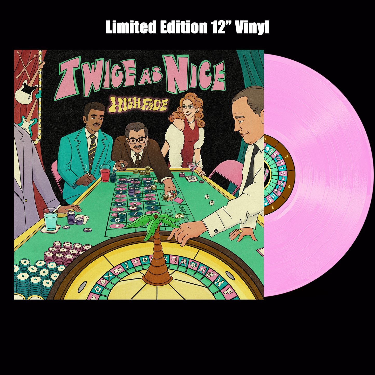 Twice as Nice Limited Edition Vinyl - PINK - Signed By the Band