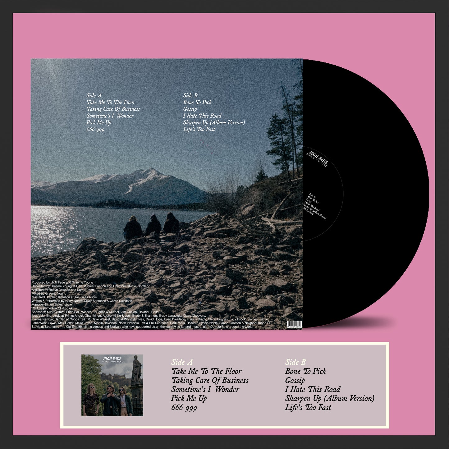 Life's Too Fast 12" Black Vinyl