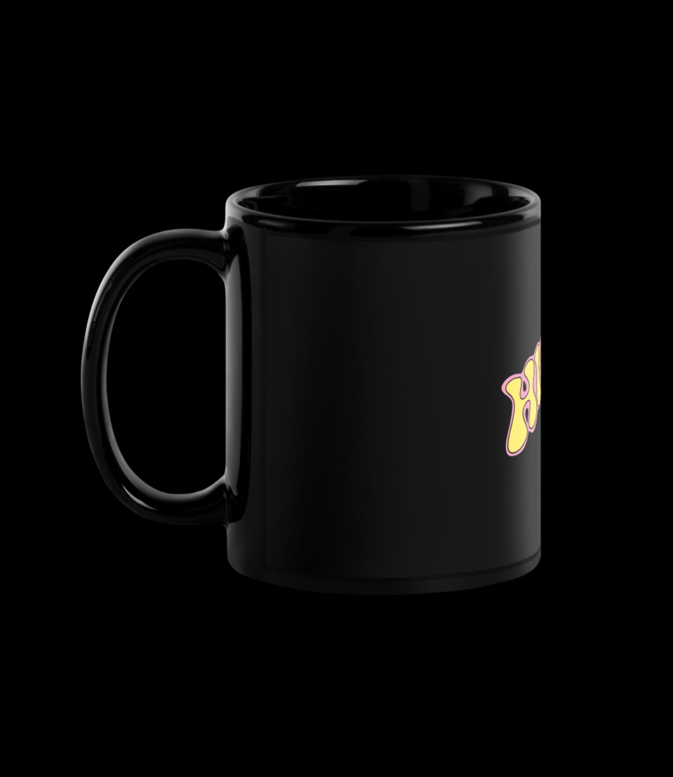 High Fade - Black Glossy Mug ☕️ 9oz ☕️