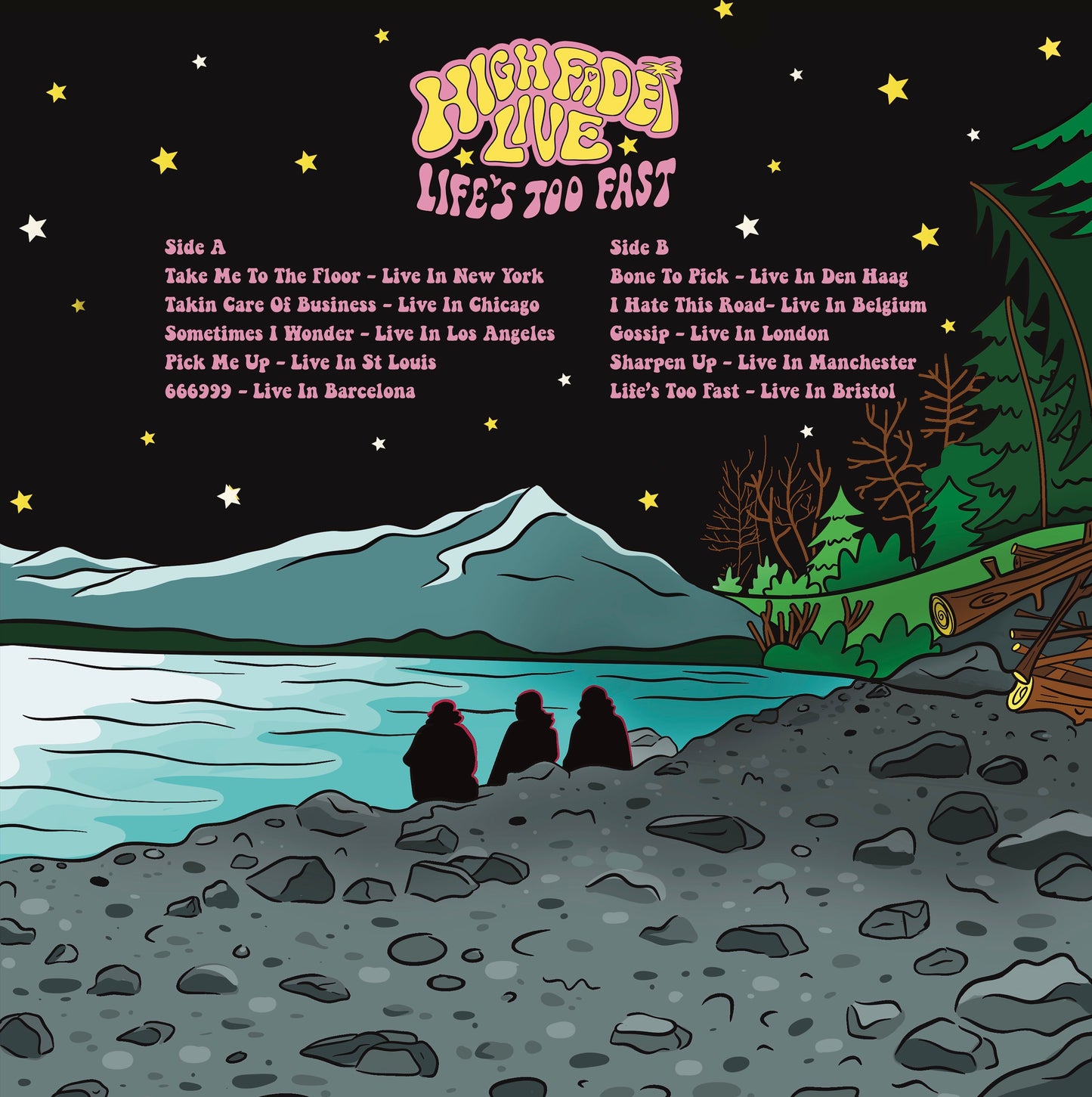 Life’s Too Fast - LIVE Album (Limited Edition Transparent Sea Glass Blue Vinyl.)