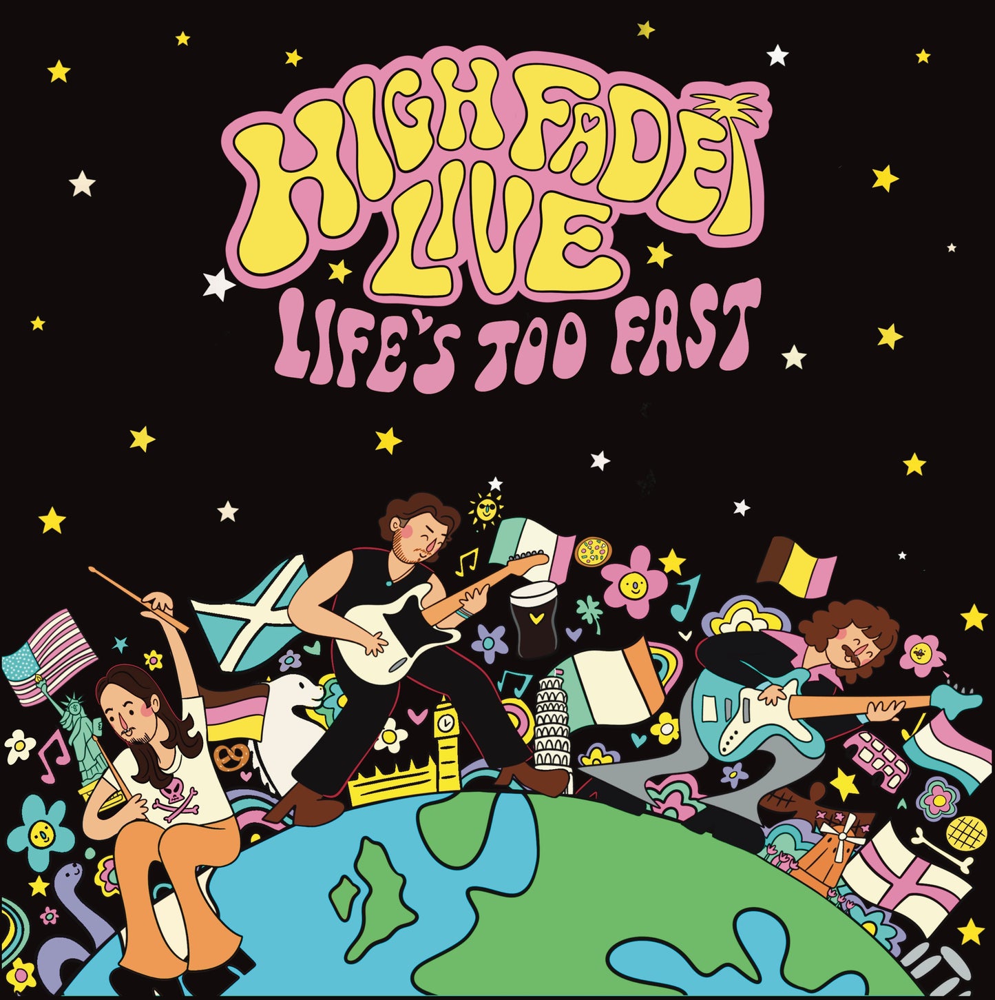 Life’s Too Fast - LIVE Album (Limited Edition Transparent Sea Glass Blue Vinyl.)