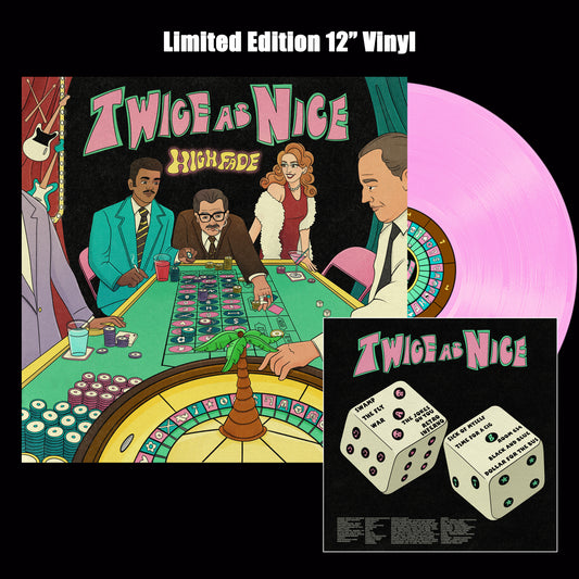 Twice as Nice Limited Edition Vinyl - PINK - Signed By the Band