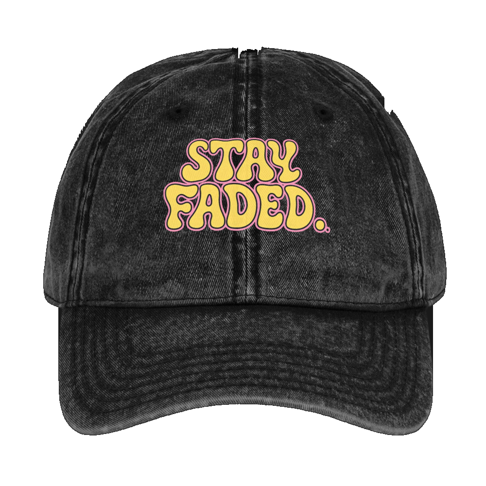 Stay Faded black dad cap
